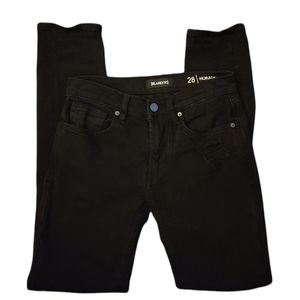 Blank NYC Black Horbatio Distressed Ripped Skinny Jeans 28